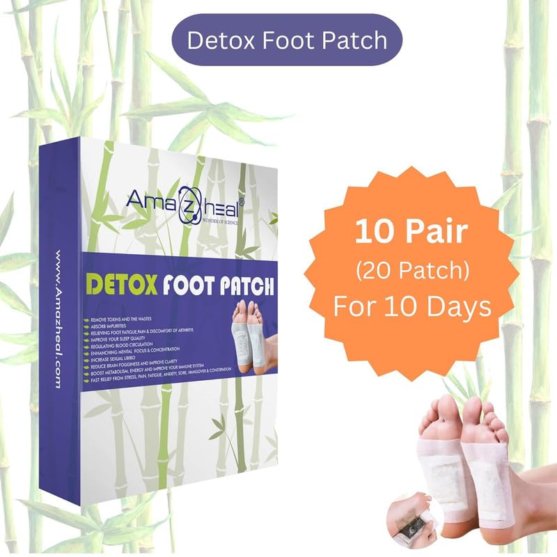 AMAZHEAL Premium Foot Patches – 10 Patches
