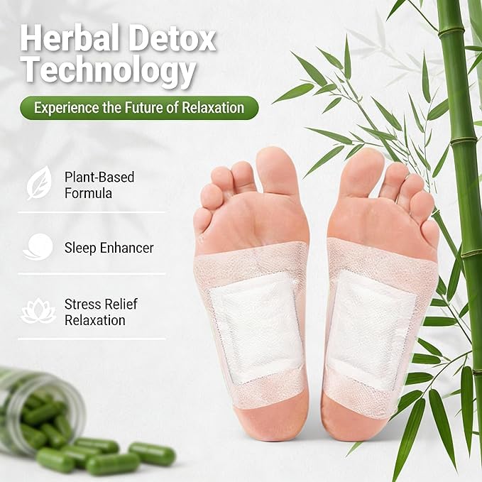 Xunix Herbal Detox Foot Pads – 60 Pieces