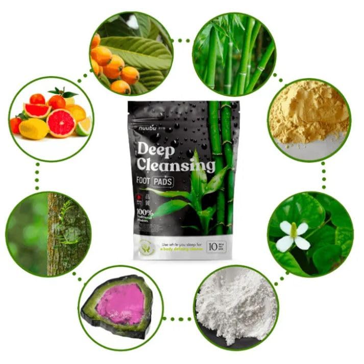 Kiyome Deep Cleansing Foot Detox Pads – 10 Pads