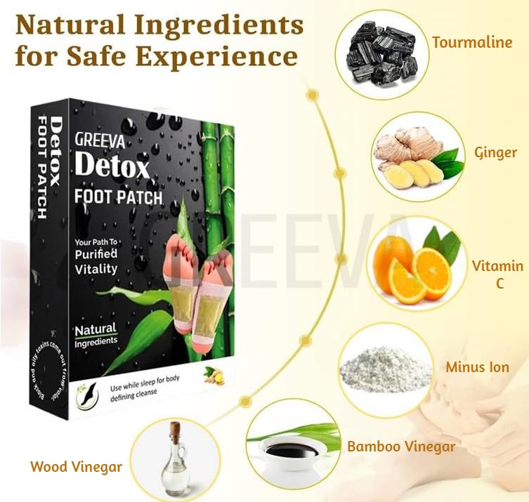 Premium Detox Foot Patches 30 Pads