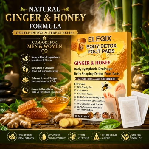 ELEGIX Stress Relief Foot Patches – 50 Patches