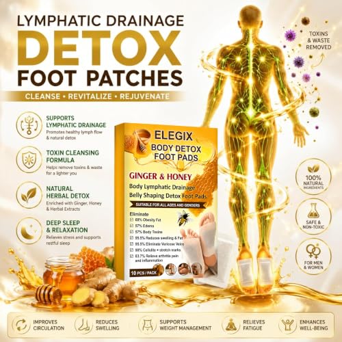 ELEGIX Stress Relief Foot Patches – 50 Patches