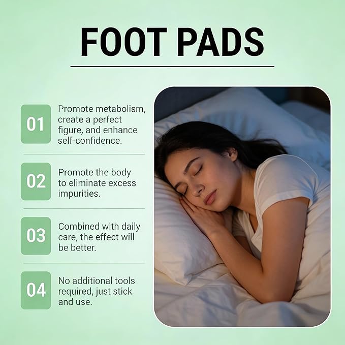Xunix Herbal Detox Foot Pads – 60 Pieces