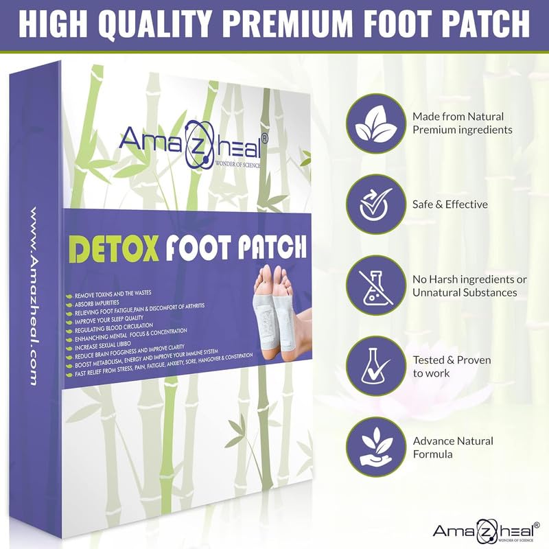 AMAZHEAL Premium Foot Patches – 10 Patches