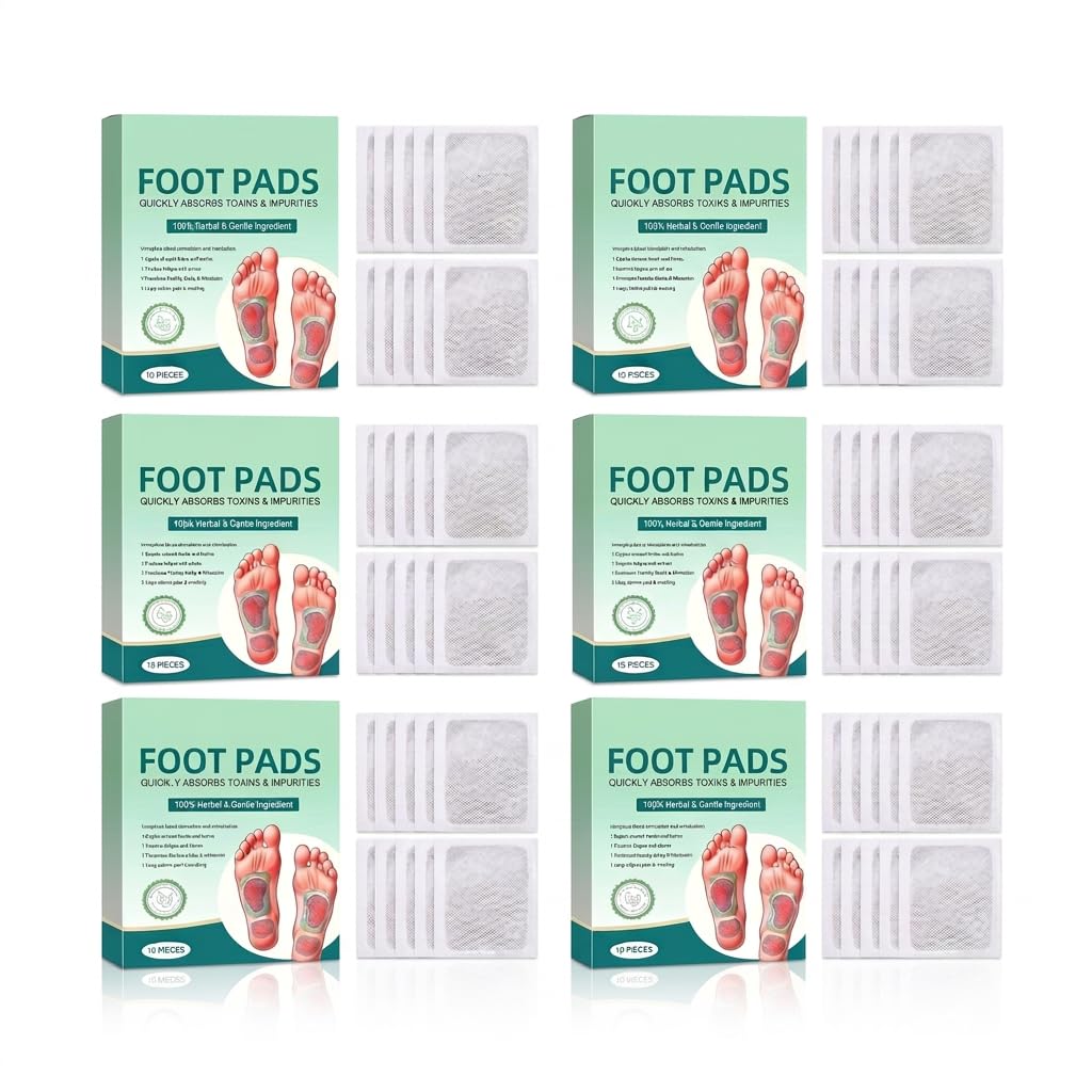 Xunix Herbal Detox Foot Pads – 60 Pieces
